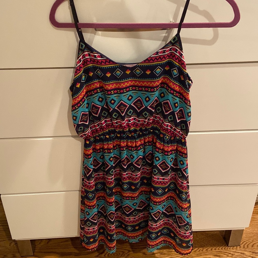 Colorful Mini Dress